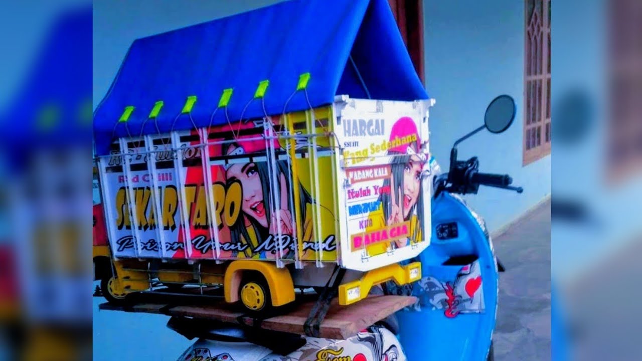 Review dan di jual Miniatur truk oleng sekar taro  hildan 