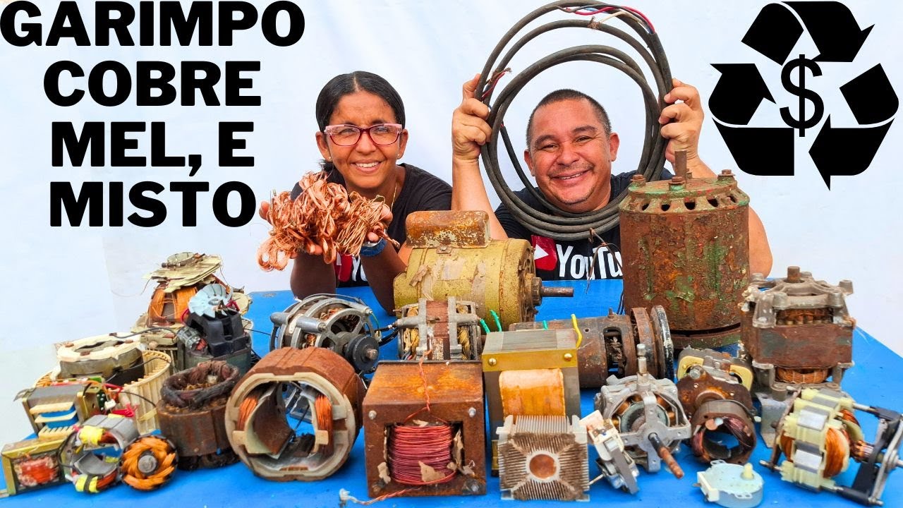 COMO GARIMPAR COBRE DE MOTOR, TRANSFORMADOR, E FIOS