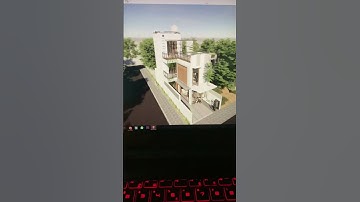 3D Sketchup rendering enscape #shorts  #architecture #3dmodeling #enscape #housedesign #sketchup