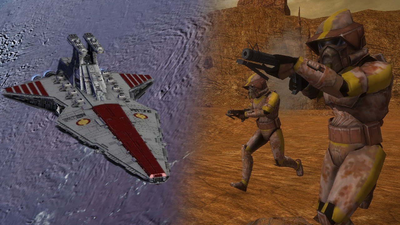 Geonosis Invasion - STAR WARS BATTLEFRONT 2 & EMPIRE AT WAR - NPC Battles