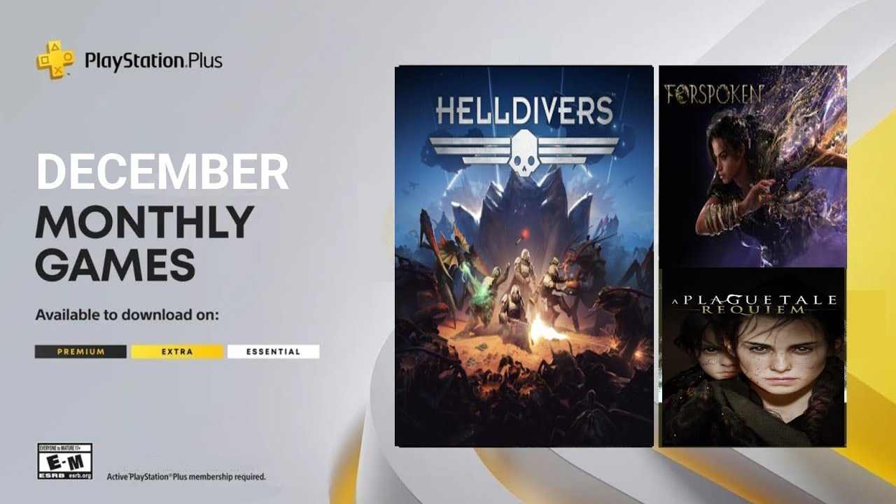 PS Plus free games December 2023