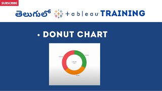 #Tableau Tutorial in Telugu - Is Donut chart possible in Tableau? Donut chart in tableau