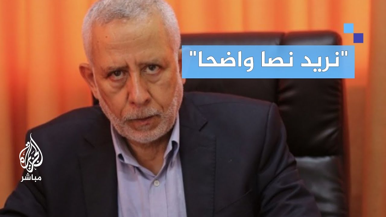 د. محمد الهندي تعليقا على خطة بايدن: نريد نصا واضحا وليس شفويا