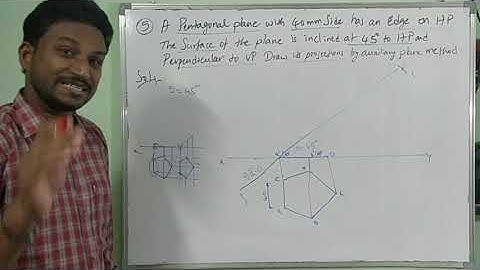 Projections of Lines and Planes using Auxiliary Plane_Problem_5
