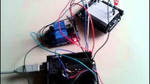 Arduino Relais with 2 LED