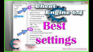 cheat engine 6.4 best settings