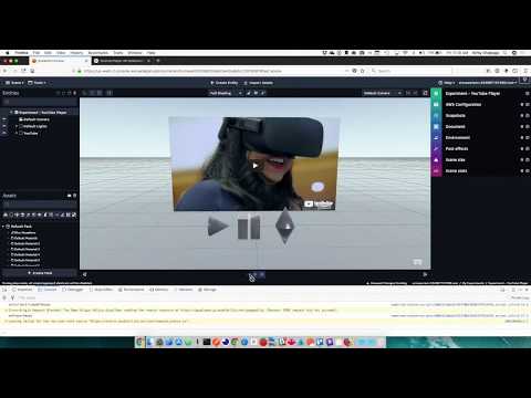 Amazon Sumerian - Experiment with YouTube IFrame Player API