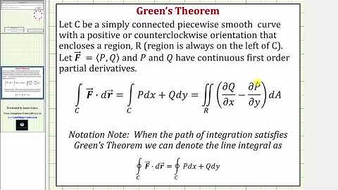 Evaluate a Line Integral of F*dr Around a Circle with Green