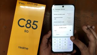 Realme C85 5G DPI Option On (Sensitivity Increase) Freefire BGMI