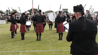ILT City of Invercargill Highland Pipe Band G4A at the NZ Champs Timaru 2013 - MSR
