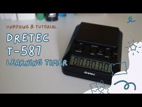 [ENG] ⏰ How to use DRETEC Learning Timer T-587