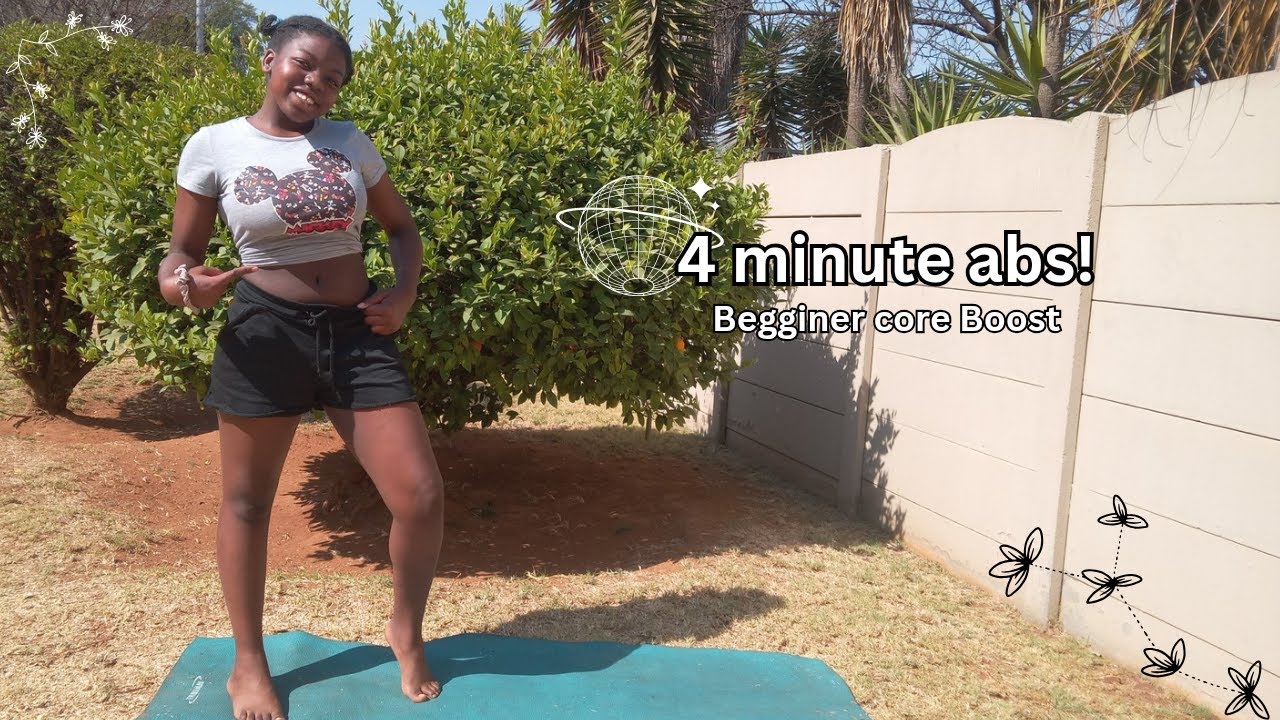 4-Min Beginner Abs: Quick Core Starter Workout