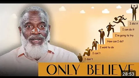 No Doubt only believe.Myron Golden