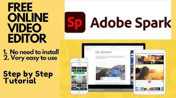 How To Create Youtube Videos for FREE  Using Adobe Spark | No need to Install | Step by Step Guide