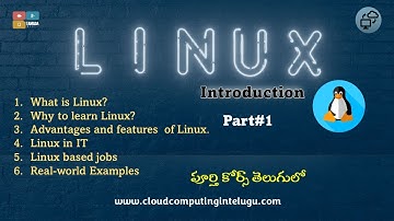 Linux  in Telugu | Part#2 | What is Linux? | Cloud Computing In Telugu | AWS