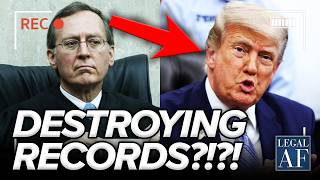 Trump BLOCKED by Judge Trying to DESTROY RECORDS!!!