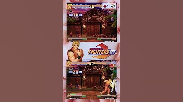 #arcadegames #kof #kof97    #retrogaming kof97 Ryo  desperation move vs max dm