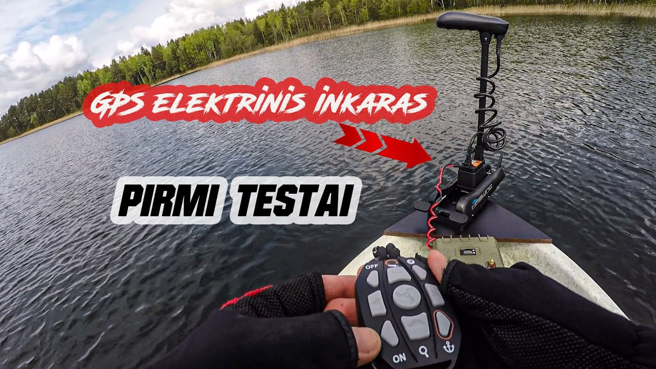 Ar šitas pigus el. inkaras išvis veikia? :)Pirmos žvejybos su Haswing Cayman gps elektriniu inkaru.