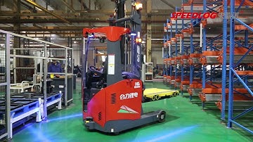 Automated Radio Shuttle System with Unmanned Forklift Operation