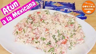 🍅Como hacer Atún a la Mexicana Fácil, Mexican Tuna recipe/ Cocina Delicioso con Reina