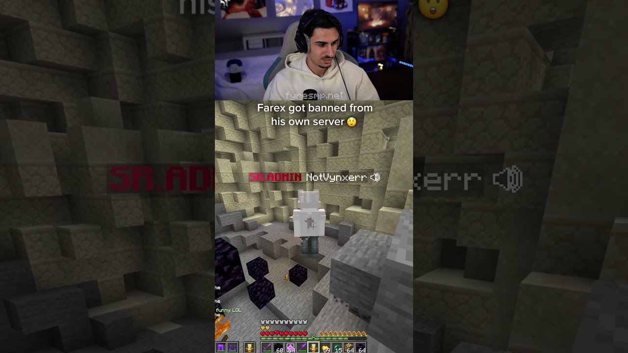 Bro got banned on his own server...