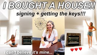 I BOUGHT A HOUSE EP 6: CLOSING DAY! Getting the KEYS to my FIRST HOME  || Makayla Samountry