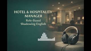 Role-Based Shadowing English with a Hotel &amp; Hospitality Manager (MASTER)
