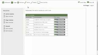 Overview of 16 Interactive CMS dashboard screen