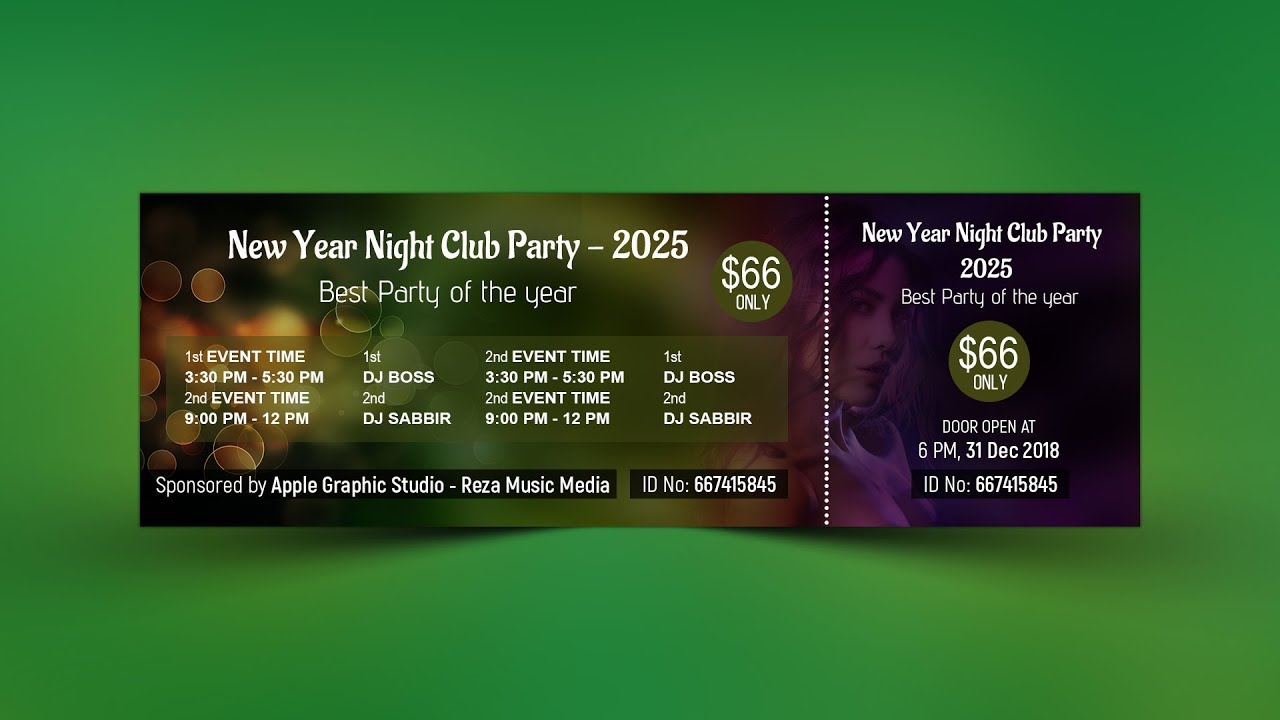 modern-event-ticket-design-photoshop-cc-tutorial-youtube