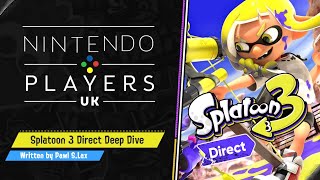 Splatoon 3 Direct Deep Dive