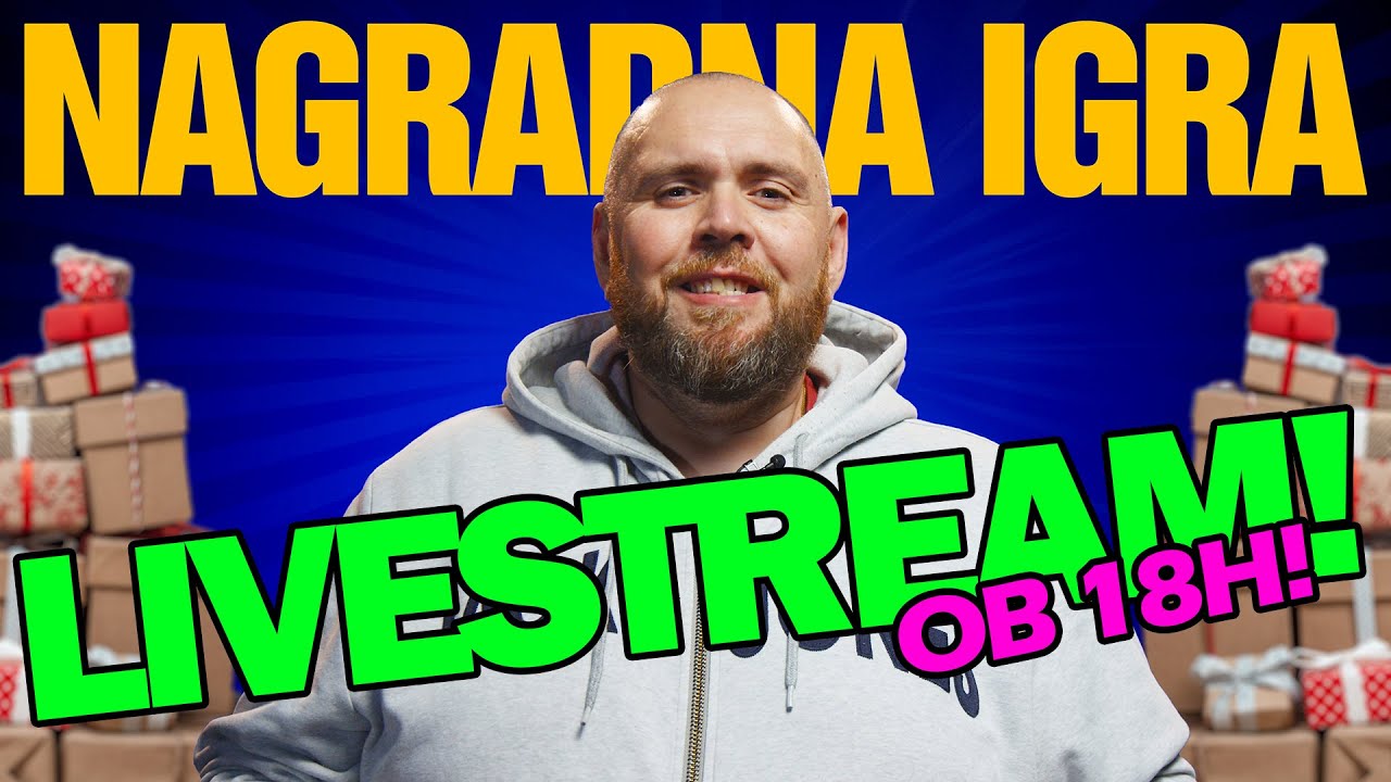 ŽREBANJE IN DRUŽENJE 2025 - LIVESTREAM! 👍