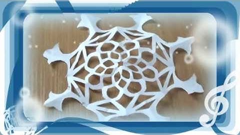 Paper snowflake tutorial   learn how to make snowflakes in 5 minutes   EzyCraft