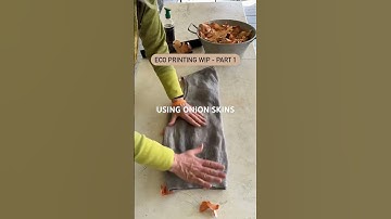 Eco Printing Without Powdered Mordants #sustainabletextiles #botanicalprinting #ecoprinting