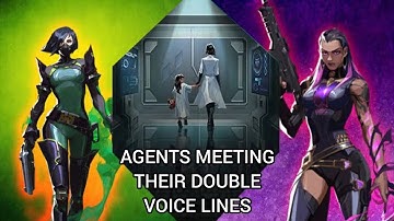 Valorant Agent Voicelines when they meet their double as enemy