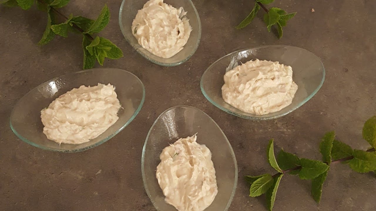 ♡♡recette de crème au thon apéritif  ( facile et rapide )♡♡