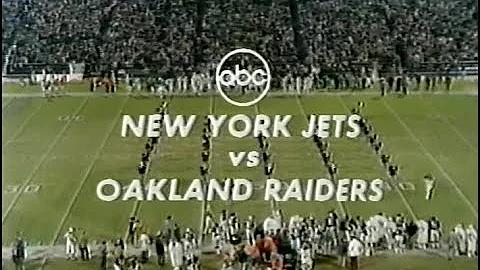 1972-12-11 New York Jets vs Oakland Raiders(Namath...