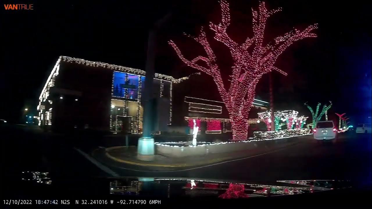 Christmas Lights in Jonesboro, Louisiana YouTube