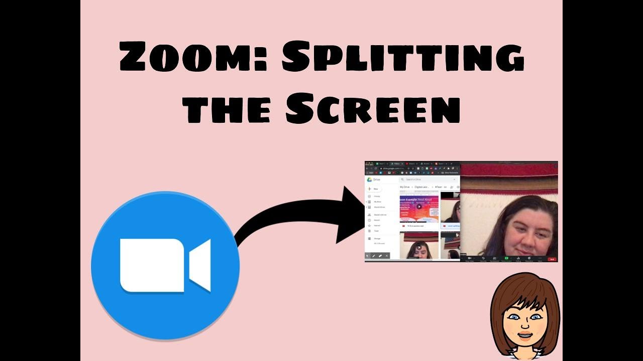 split screen presentation in zoom