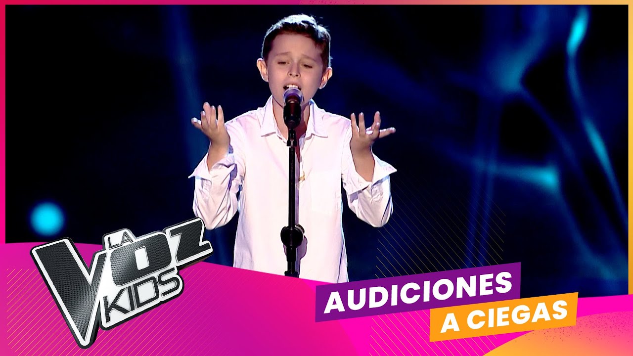 Matías García canta Oncemil | Audiciones a ciegas | La Voz Kids Uruguay 2023