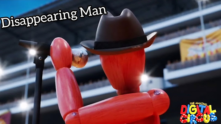 Disappearing Man Scenes | The Amazing Digital Circus Episode 5