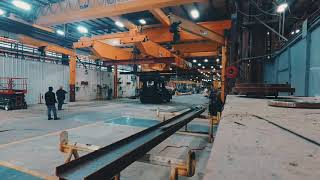 Extra Wide Double Girder 30t Overhead Crane Installation Using A 75t Tri-Lifter
