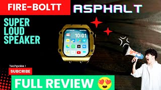 Fire-boltt Asphalt | Racing series premium Watch | In-depth Review | Fireboltt asphalt smartwatch