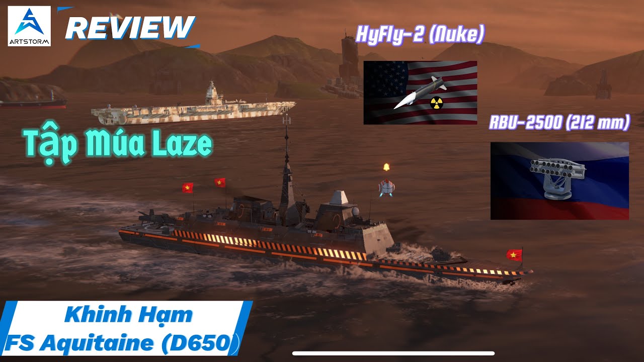 Modern Warships / FS Aquitaine ( D650 ) - Bền Bỉ Cùng Thời Gian - Kẻ ...