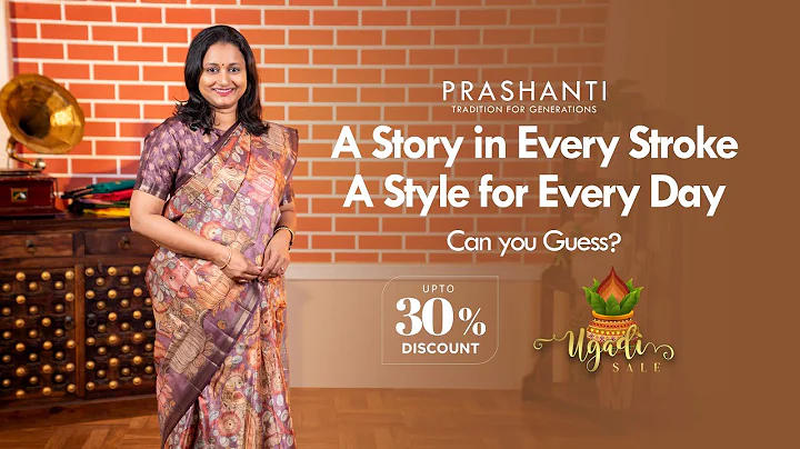 Semi Tussar Kalamkari Prints | Ugadi Sale - Up to 30% OFF | Prashanti | 26 Mar 25