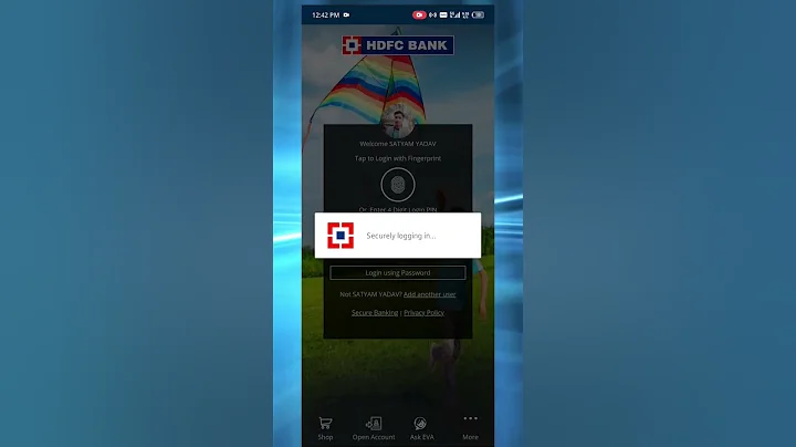 HDFC BANK MOBILE BANKING APP NEW INTERFACE 2023 #shorts #ytshorts #bank