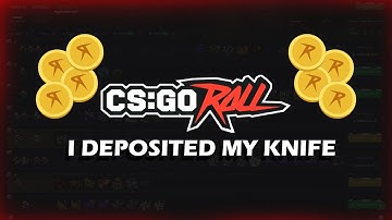 I DEPOSITED MY KNIFE ON CSGOROLL! HUGE PROFIT!