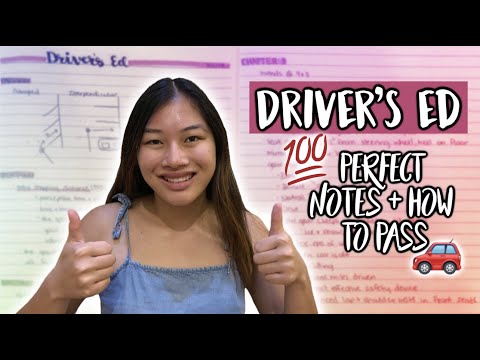 DRIVER&rsquo;S ED: WHAT TO EXPECT, PERFECT NOTES, & HOW TO PASS!!