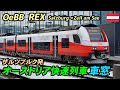 オーストリア快速列車 ザルツブルク→ツェル・アム・ゼー 車窓動画