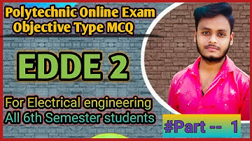 EDDE 2 || Electrical engineering ||#part -1 #PT
