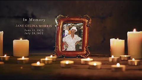 The Funeral Service of JANE CELINA MORRIS